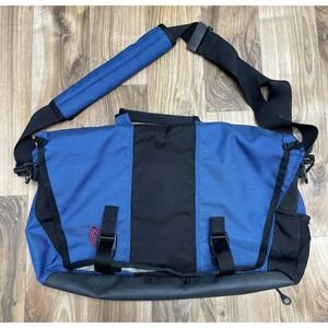 Timbuk2 Messenger Bag Laptop Crossbody Travel Large Blue Black !!